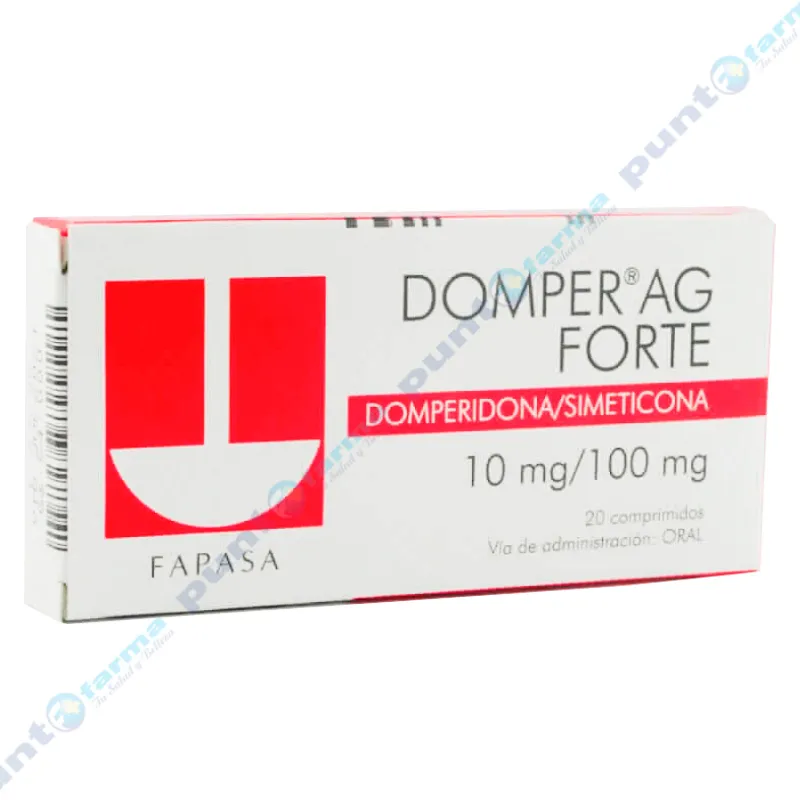 Domper AG Forte Domperidona - Caja de 20 comprimidos