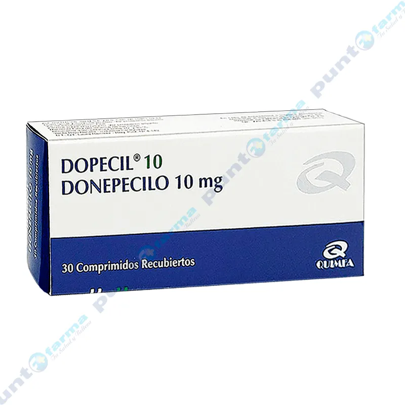 Dopecil Donepecilo 10 mg - Caja de 30 comprimidos