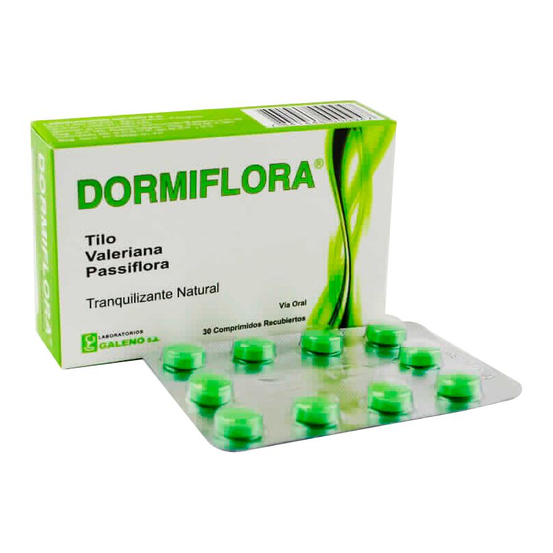 Dormiflora - Contenido de 30 comprimidos recubiertos | Punto Farma