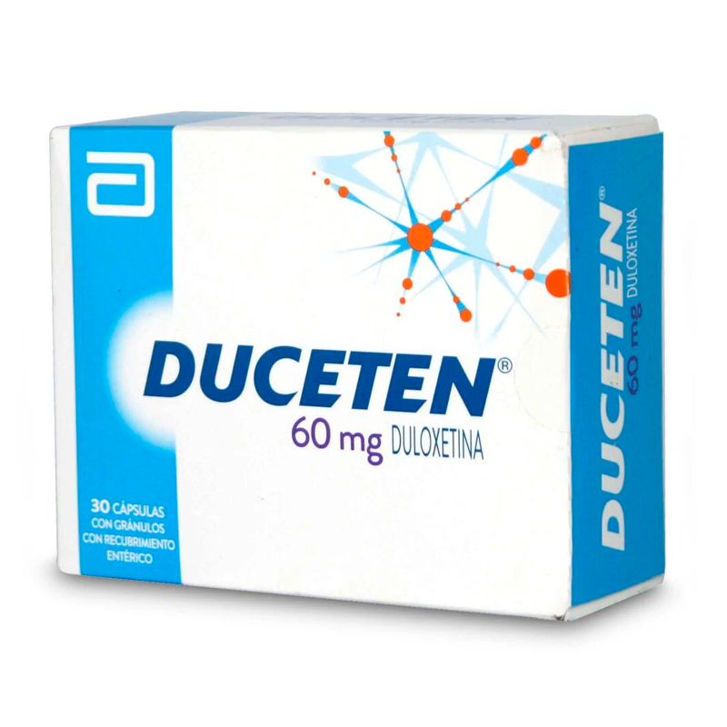 Duceten 60 Mg Duloxetina Caja De 30 Cápsulas Con Gránulos Con