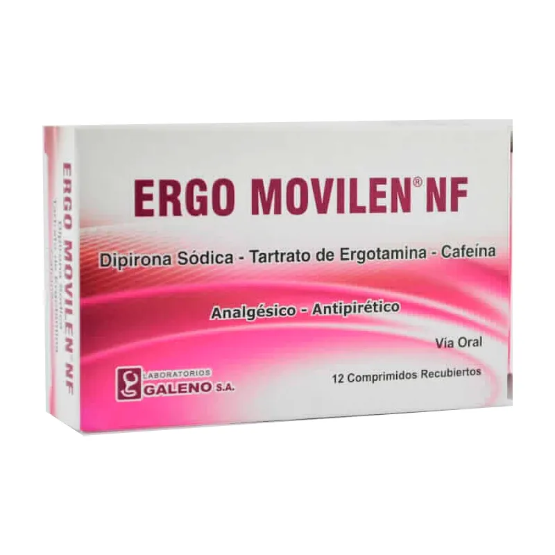 ERGO MOVILEN NF - Caja de 12 comprimidos recubiertos