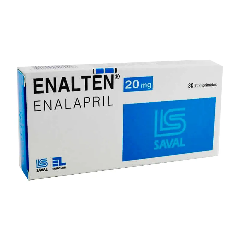 Enalten 20mg Enalapril - Cont. 30 comprimidos