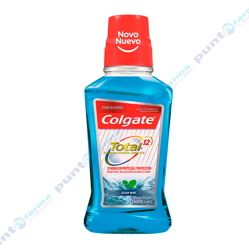 Enjuague Bucal Colgate Total 12 Clean Mint 250 Ml Punto Farma 1970