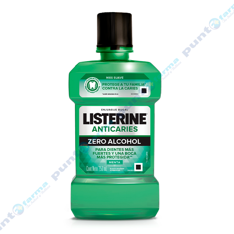 Enjuague Bucal Listerine Anticaries Zero Ml Punto Farma