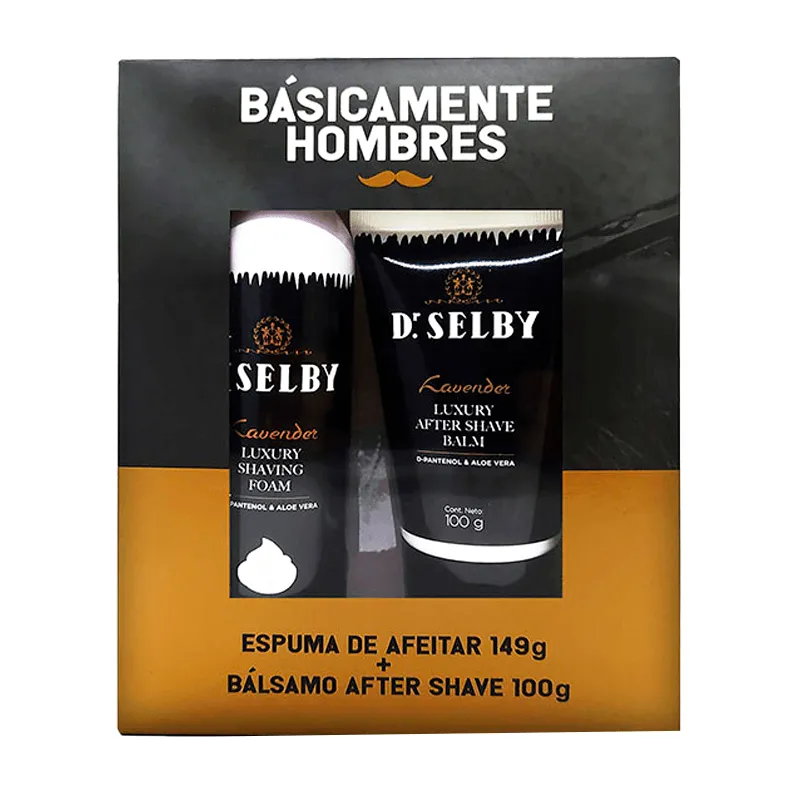 Estuche para Afeitar  Bálsamo + Espuma Dr Selby