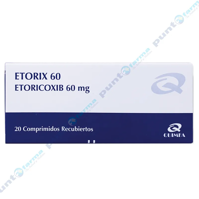 Etorix 60  - Caja de 20 comprimidos recubiertos