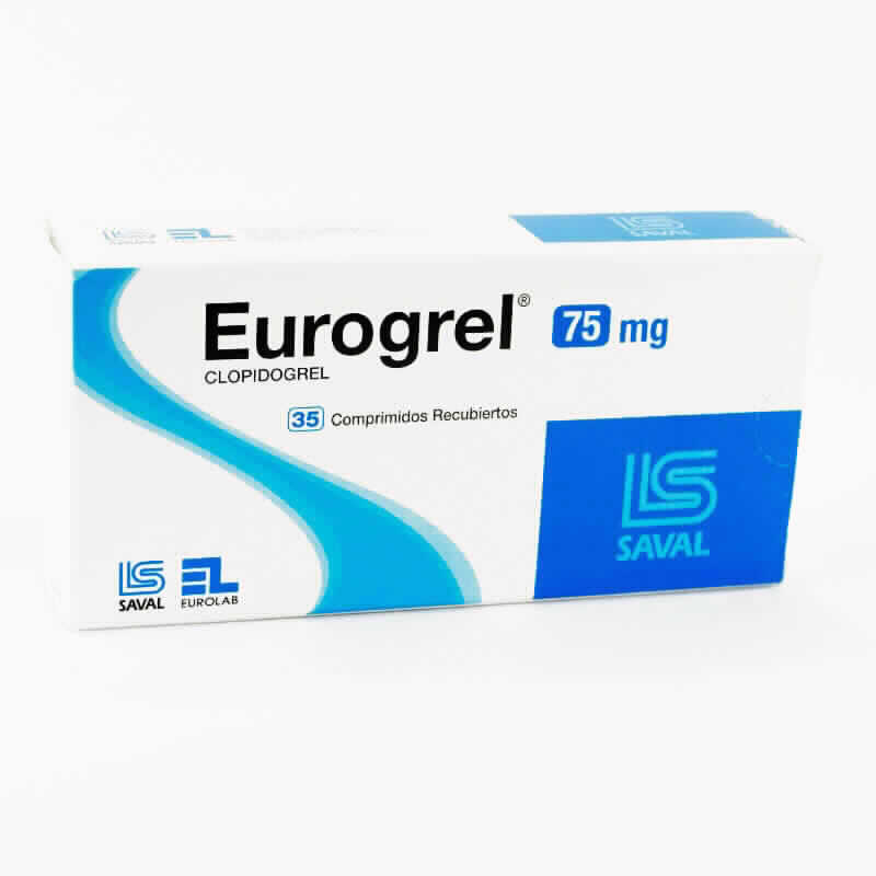 Eurogrel 75mg - Caja de 35 comprimidos recubiertos