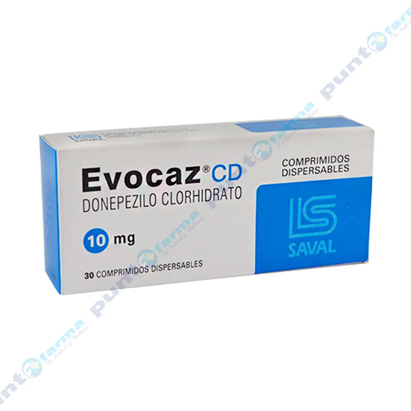 Evocaz CD Donepezilo Clorhidrato 10 mg - Cont. 30 Comprimidos Dispersables