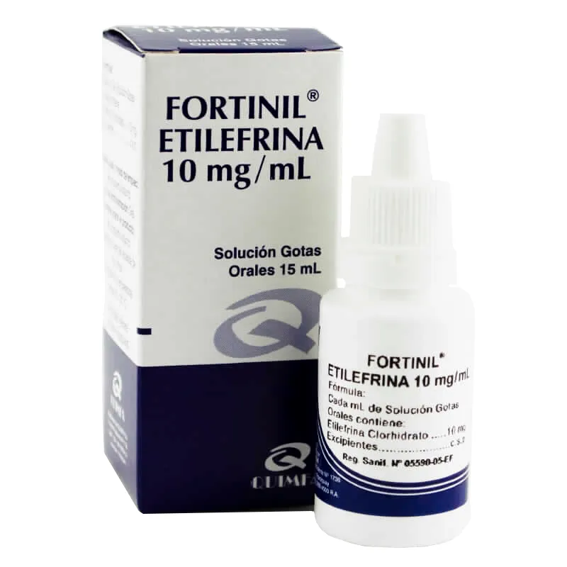 FORTINIL Etilefrina 10mg/ml - 15 mL Solución Gotas.