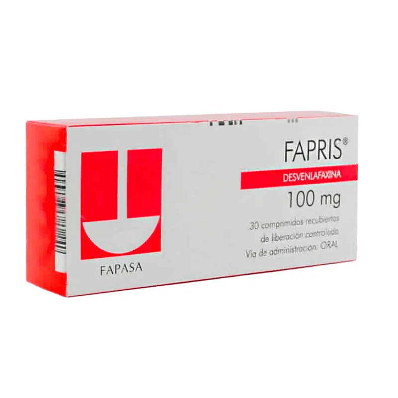 Fapris Desvenlafaxina 100 mg - Caja de 30 comprimidos recubiertos