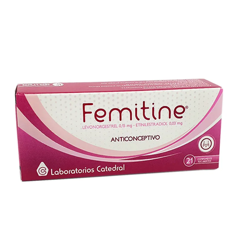 Femitine Levonorgestrel 0,15 mg - Cont. 21 Comprimidos Recubiertos