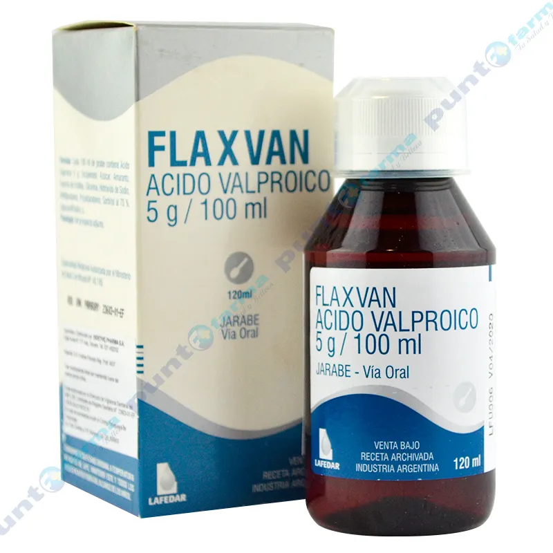 Flaxvan Acido Valproico 5g/100ml -  120 mL.