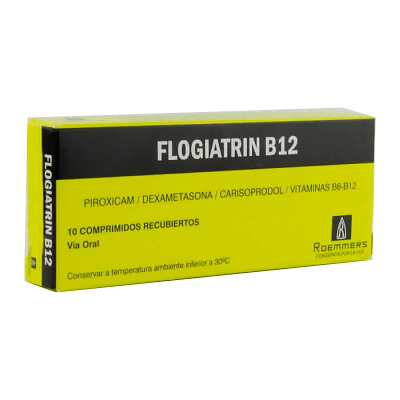 Flogiatrin B12 Piroxicam - Cont. 10 comprimidos recubiertos