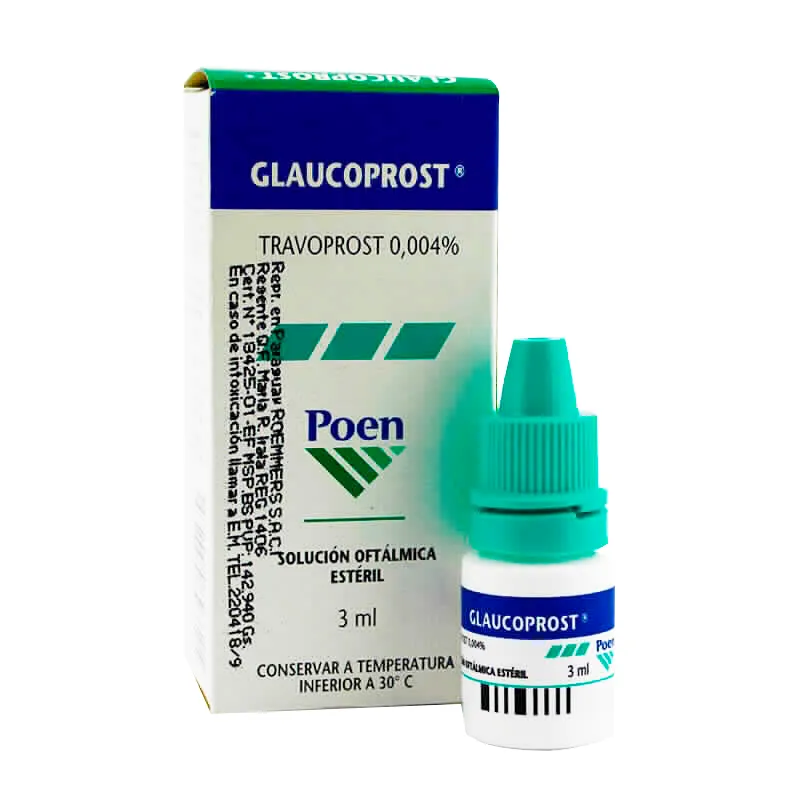 Glaucoprost Travoprost 0,004% - Solución Oftálmica Estéril  3 mL