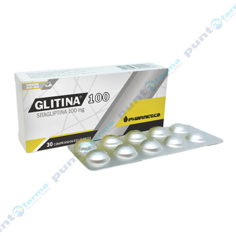 Glitina 100 mg - Caja de 30 comprimidos
