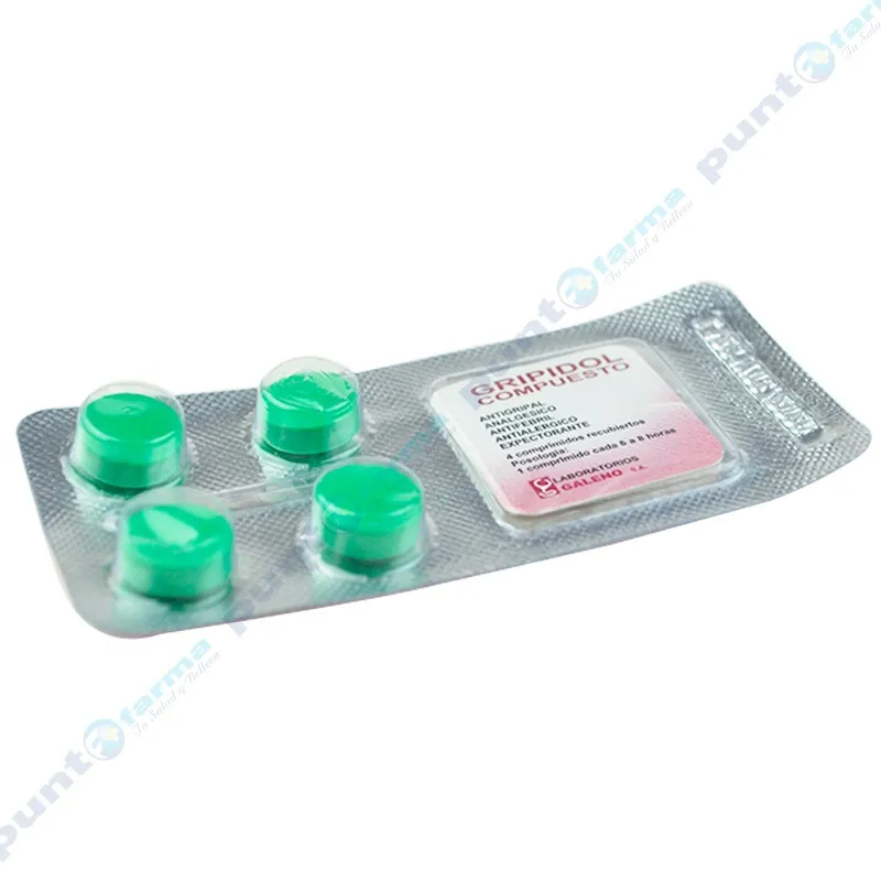 Gripidol Compuesto - Tableta de 4 comprimidos