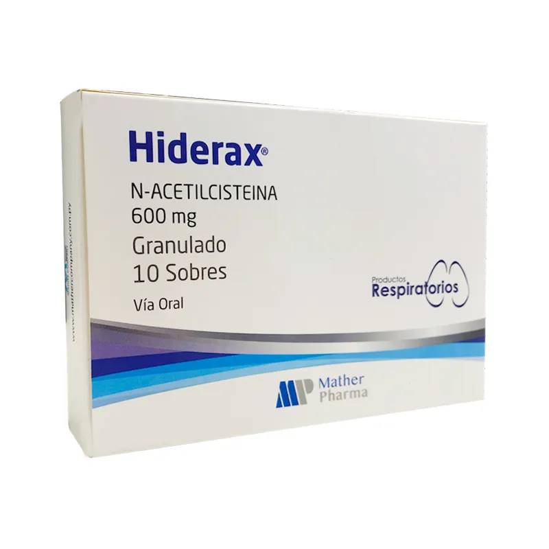 Hiderax N-Acetilcisteina 600 mg - Cont. 10 sobres granulados