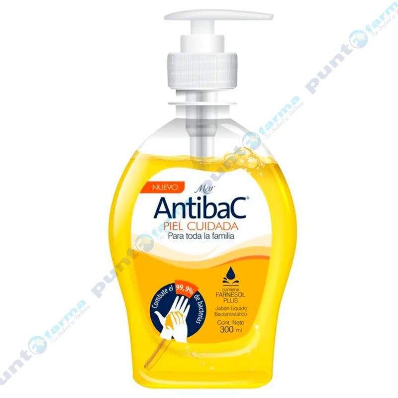 Jabón Liquido Piel Cuidada AntibaC - 300 mL