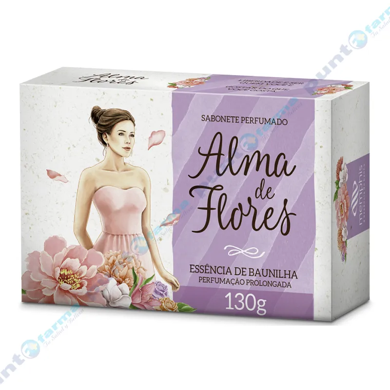 Jabón de Tocador Vainilla Alma de Flores - 130 gr