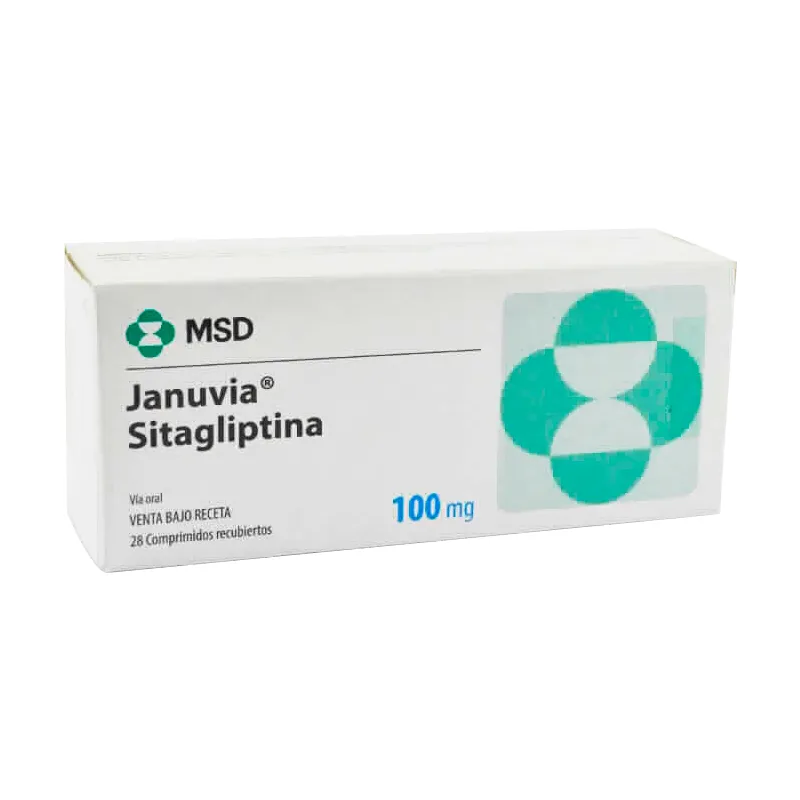 Januvia Sitagliptina 100 mg - Caja de 28 comprimidos recubiertos