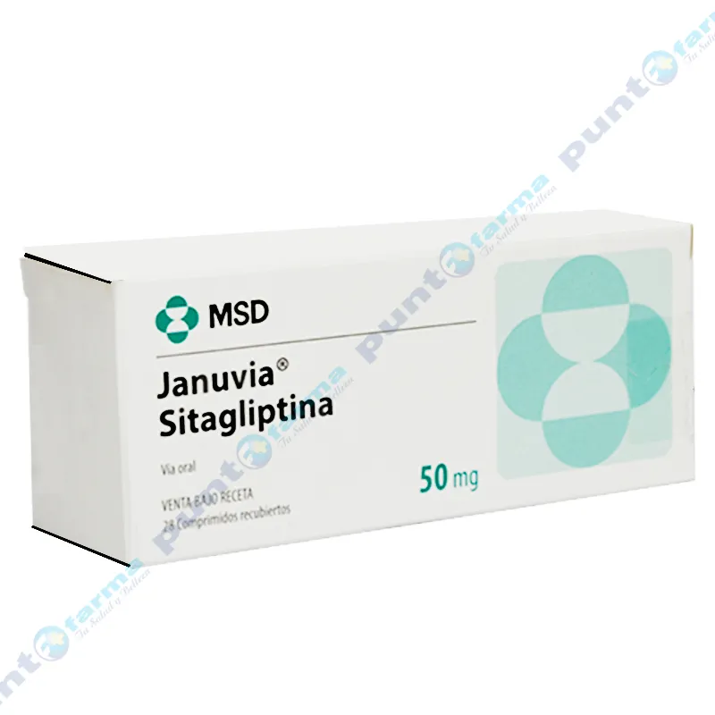 Januvia Sitagliptina 50 mg - Cont. 28 Comprimidos Recubiertos