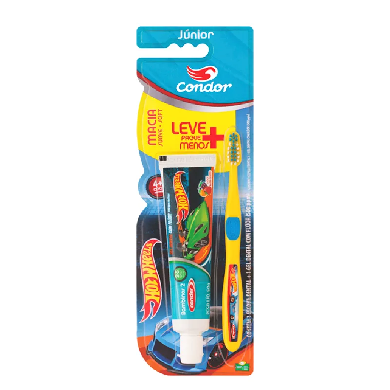 Kit Gel + Cepillo Dental Junior Condor - 1 unidad