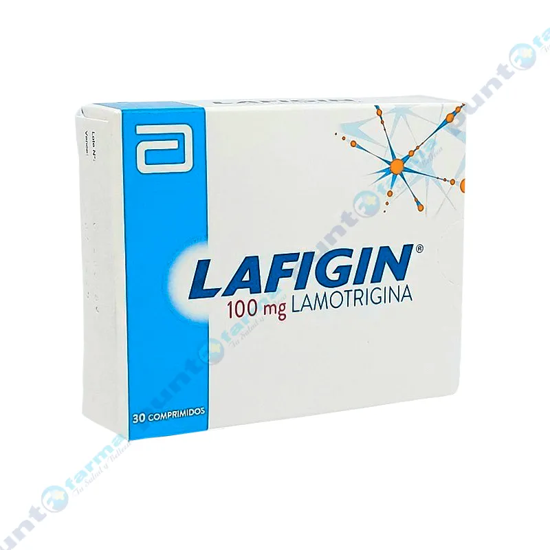 Lafigin 100 mg Lamotrigina - Caja de 30 comprimidos