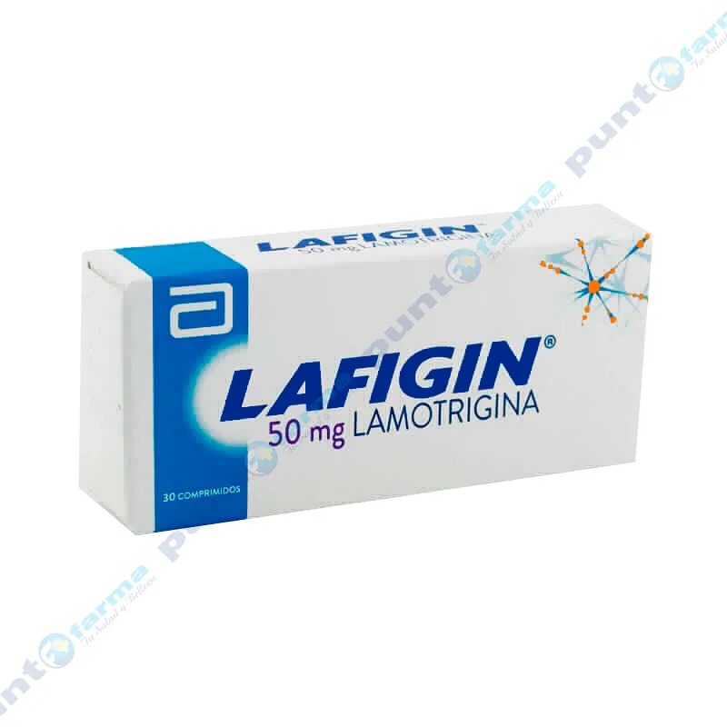 Lafigin 50 mg Lamotrigina - Contenido de 30 comprimidos