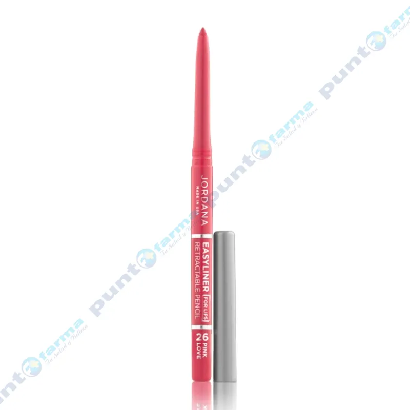 Lápiz Delineador de Labios Retractable Pink Love 26 Jordana - 4 gr