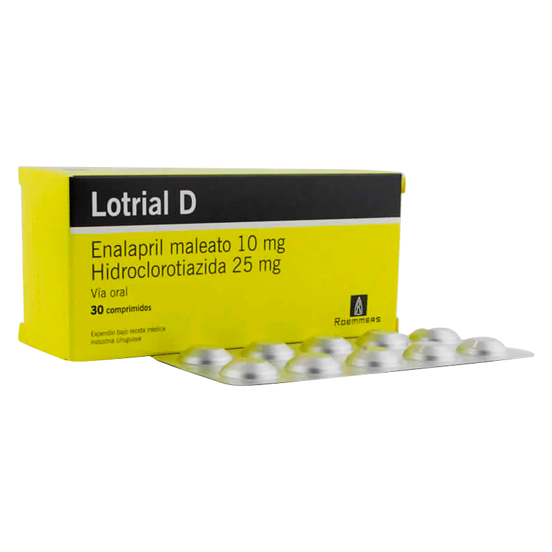 Lotrial D Enalapril Maleato 10 Mg Caja De 30 Comprimidos Punto Farma 2527