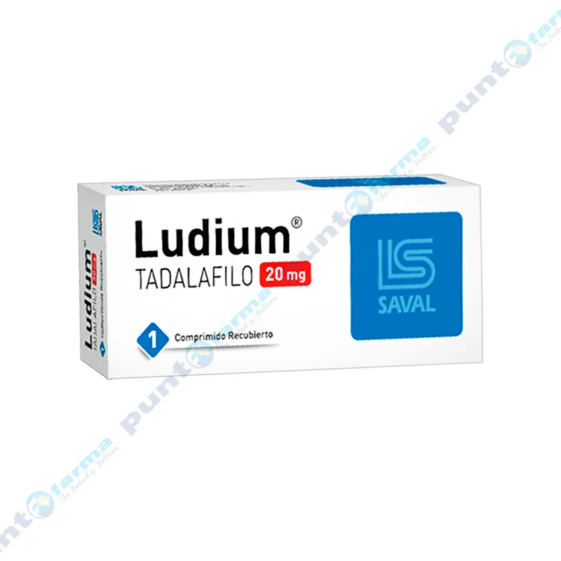 Ludium 20 mg Tadalafilo - Caja de 1 comprimido recubierto