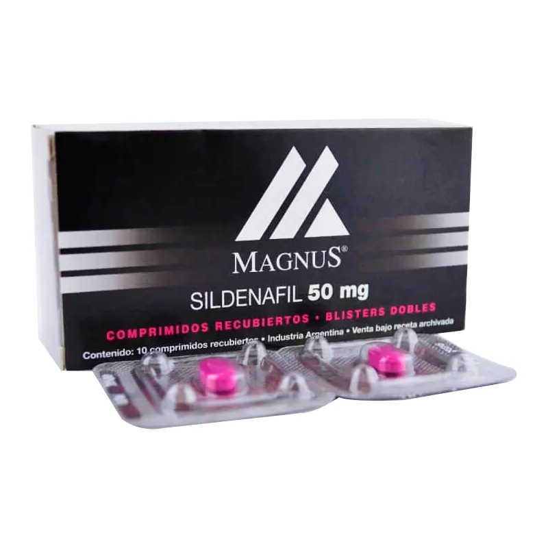 Magnus Sildenafil 50 mg - Caja de 10 comprimidos recubiertos