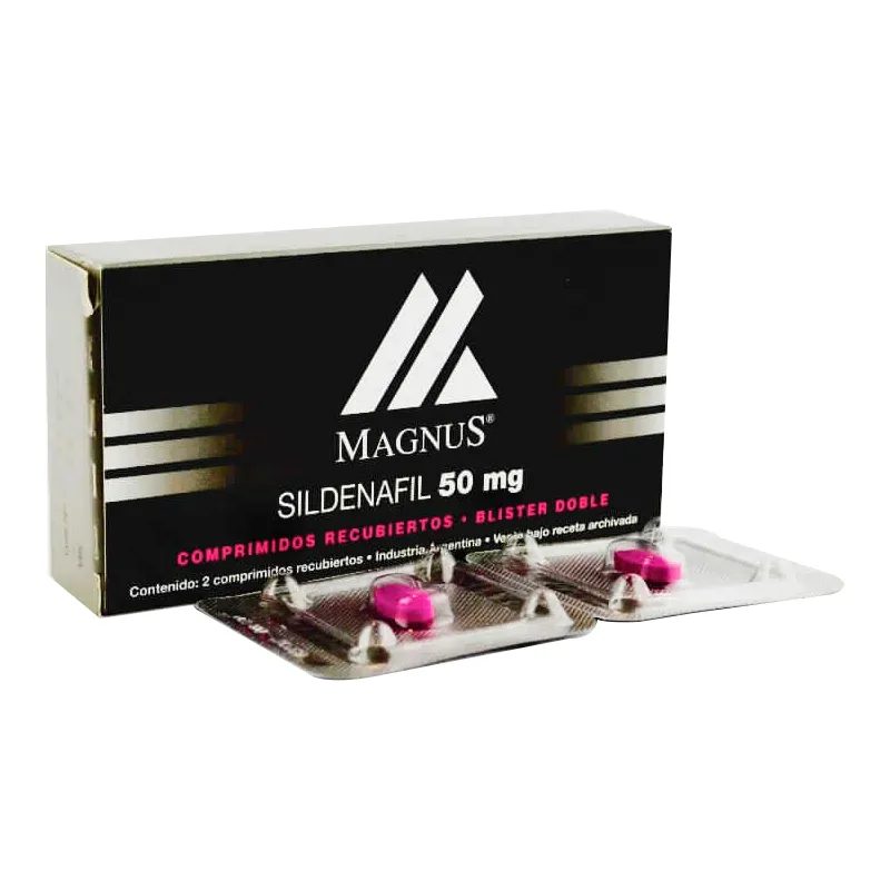 Magnus Sildenafil 50 mg - Caja de 2 comprimidos recubiertos