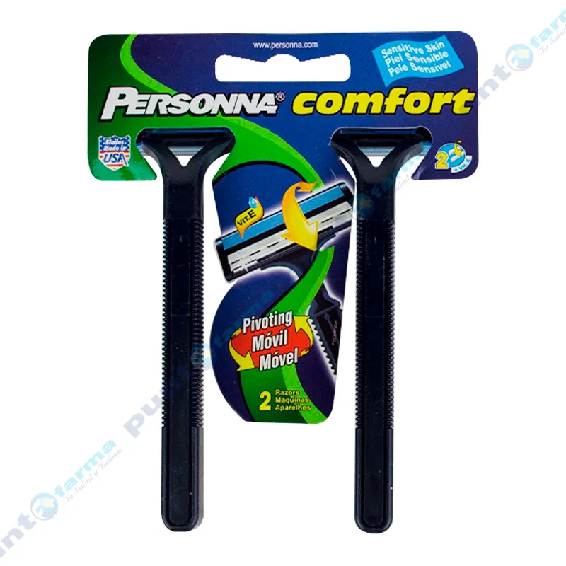 Maquina de Afeitar Personna Comfort - Cont. 2 unidades