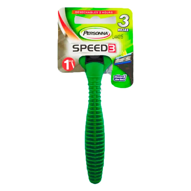 Maquina para Afeitar 3H Personna Speed - Cont. 1 unidad