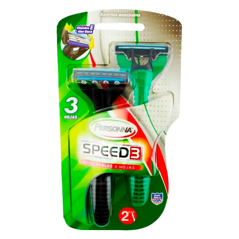 Maquina para afeitar Speed 3 - Contenido de 2 unidades