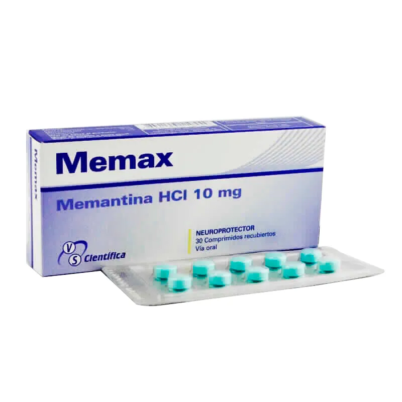 Memax memantina HCI 10mg - Caja de 30 Comprimidos