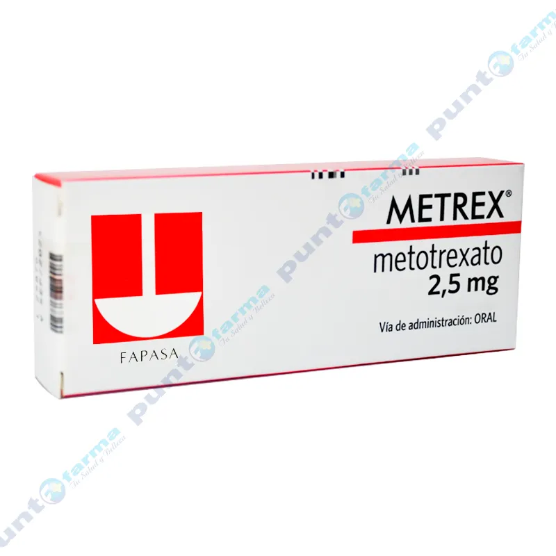 Metrex Metotrexato 2,5 mg - Cont. 20 comprimidos