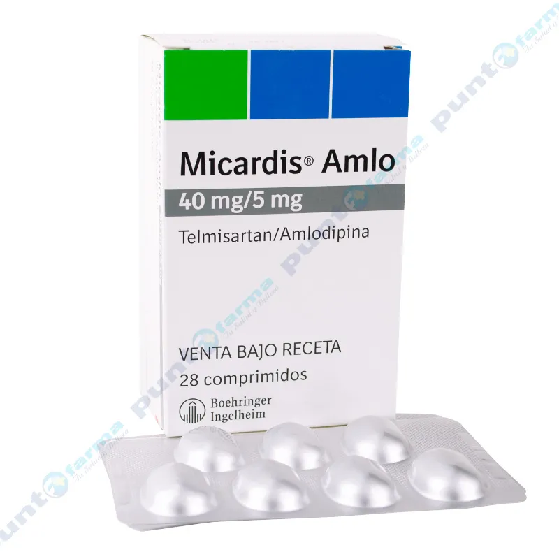 Micardis Amlo 40 mg / 5 mg - Caja de 28 comprimidos