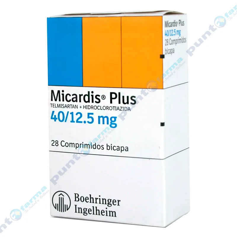 Micardis Plus Telmisartan 40/12,5 mg - Caja de 28 comprimidos doble capa