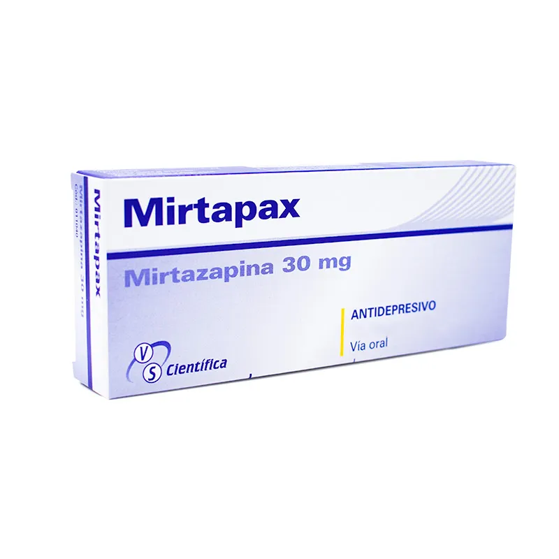 Mirtapax Mirtazapina 30 mg - Cont. 30 comprimidos recubiertos