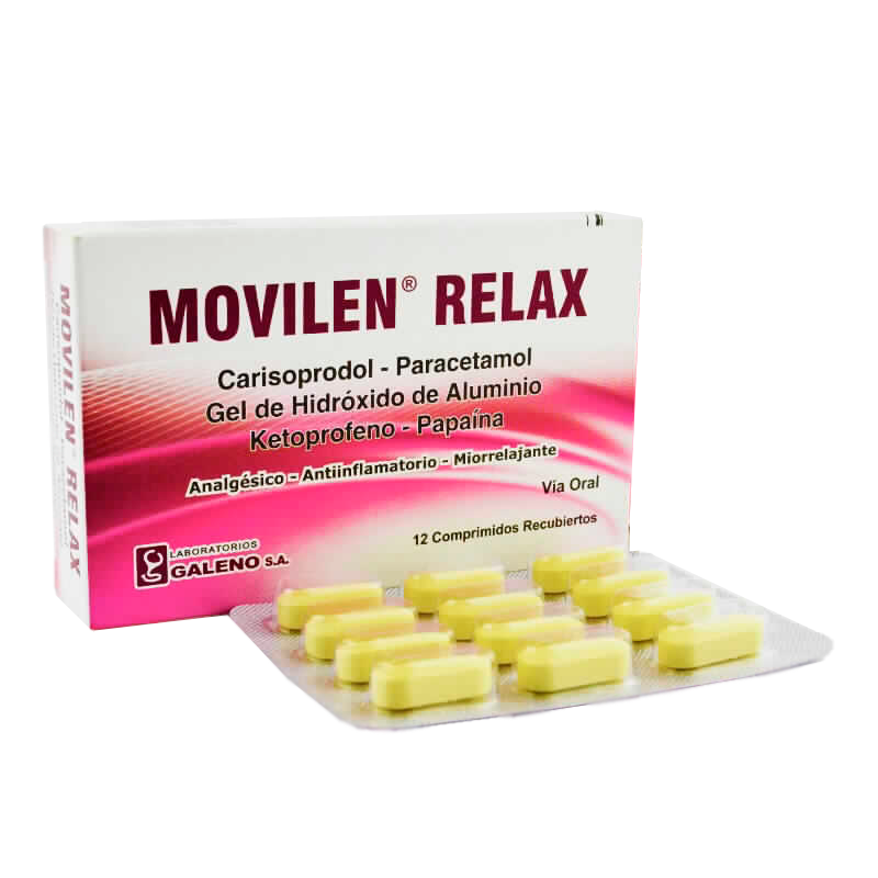 Movilen Relax - Caja de 12 comprimidos recubiertos | Punto Farma