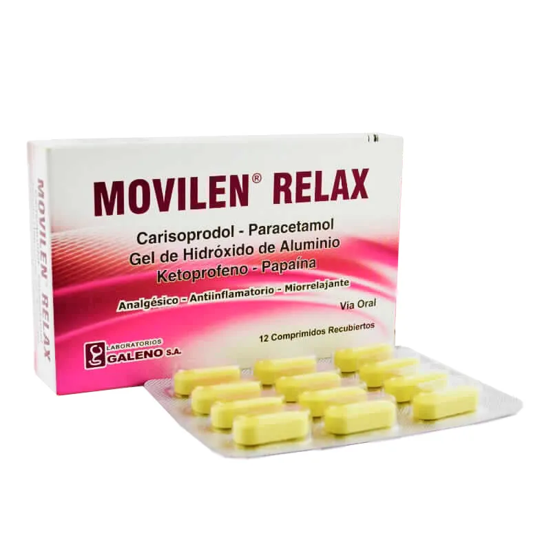 Movilen Relax - Caja de 12 comprimidos recubiertos