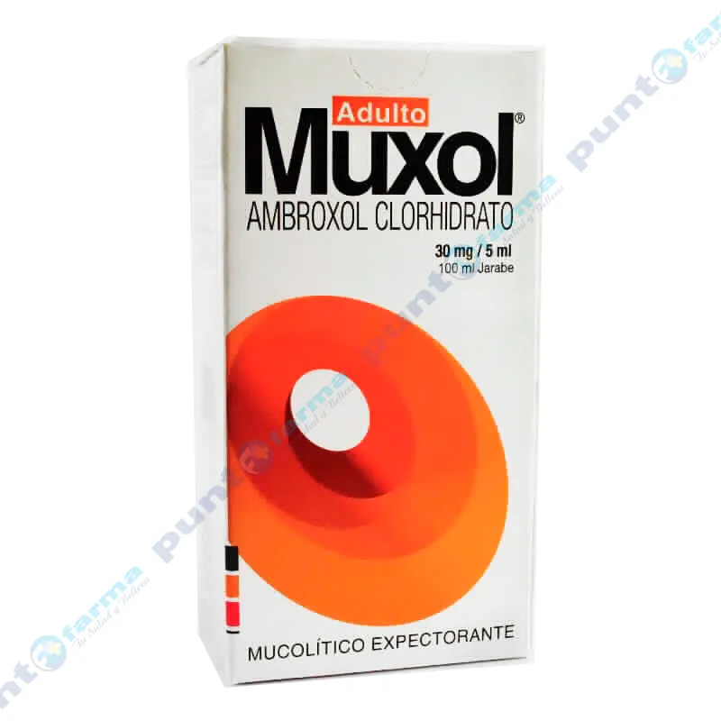 Muxol Adulto Ambroxol Clorhidrato 30 mg   - Jarabe de 100 mL.