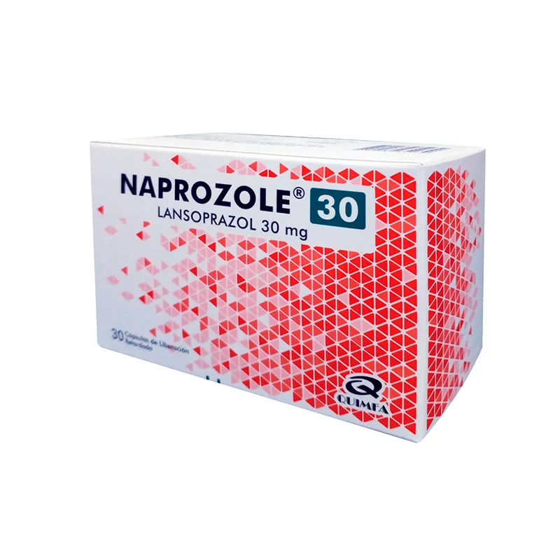Naprozole Lansoprazol 30mg - Caja de 30 capsulas