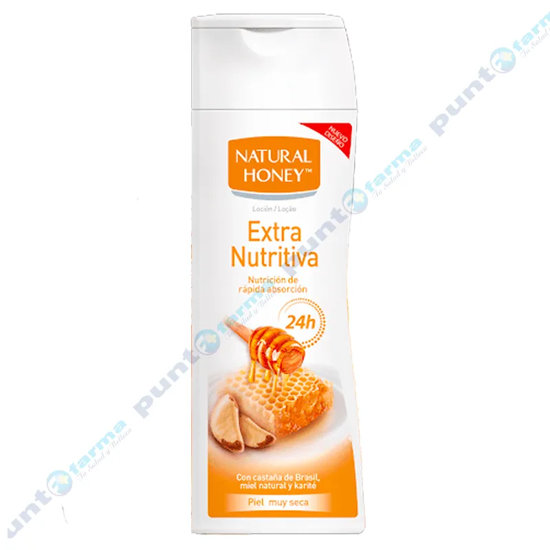  Loción Extra Nutritiva 24 Hs Natural Honey - 400mL