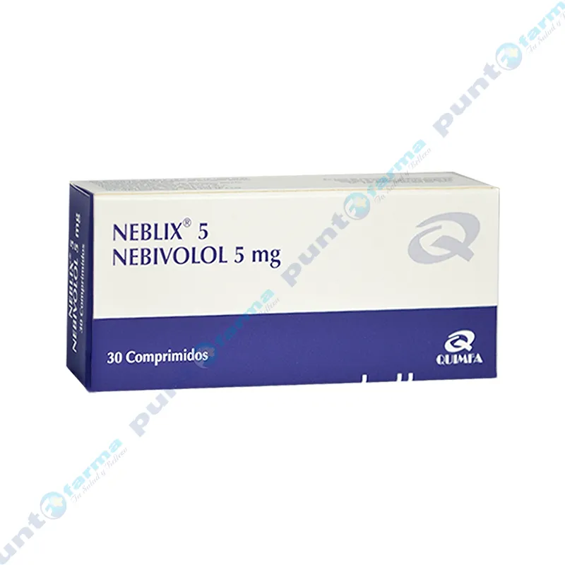 Neblix 5 Nebivolol 5 mg - Caja de 30 comprimidos