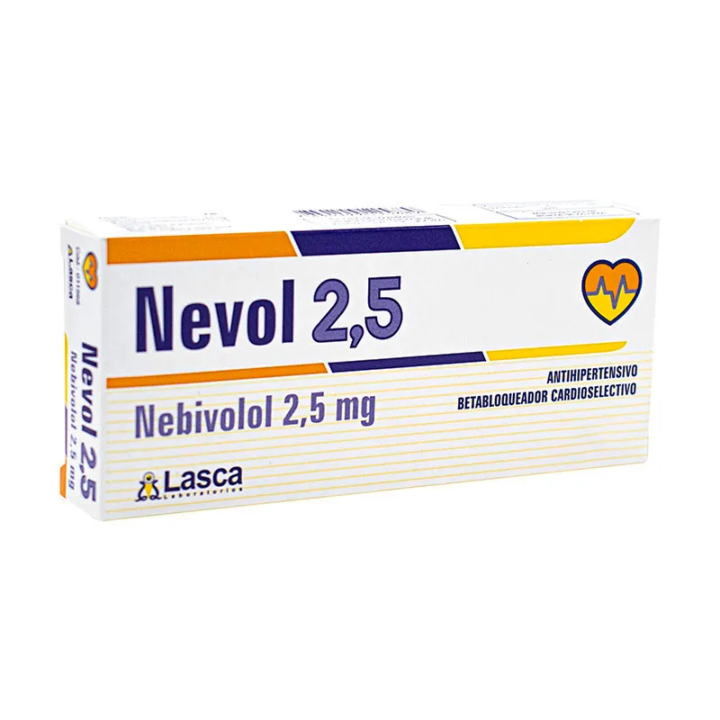 Nevol 2,5 Nebivolol 2,5 mg - Cont. 30 comprimidos