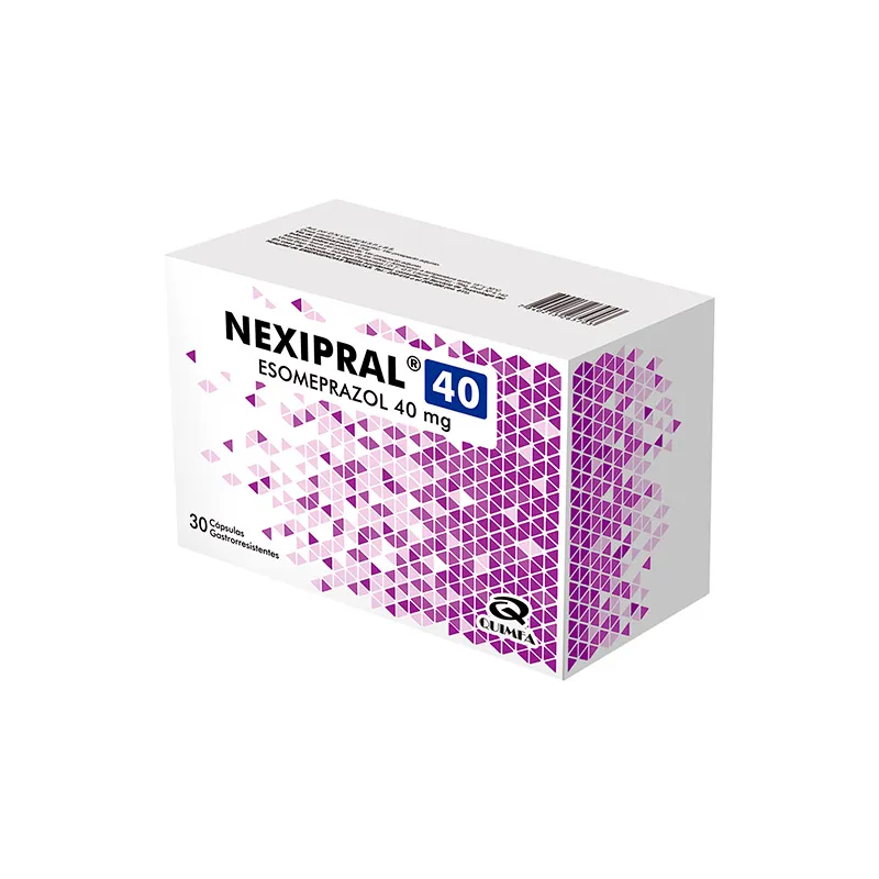 Nexipral 40 Esomeprazol 40 mg - Cont. 30 Cápsulas Gastrorresistentes.