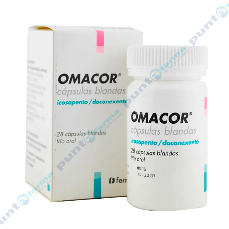 Omacor Icosapento Doconexento Frasco con 28 c psulas blandas